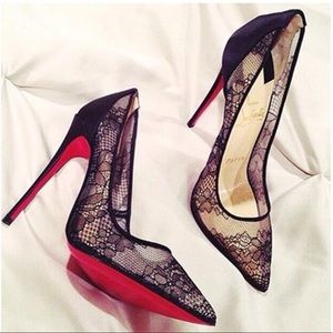 Christian Louboutin Satin Pigalace 100 42 Pumps